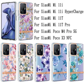 Sunjolly Калъфи за мобилни телефони, Калъфи за XiaoMi Mi 11i 11T Pro HyperCharge, Poco M4 Pro 5G, Poco X3 NFC Калъф за носене