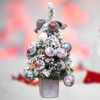 2019 САМ noel вечерни Коледна украса Нова година навидад кон желязна топка кутия шоколадови бонбони Коледен детски подарък желязна топка висулка kerst
