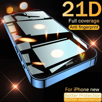 Закалено Стъкло За iPhone 12 Pro Max Mini Защитно Фолио За екрана 11 Pro Max 7 Plus 8 XR XS Max X SE 2020 12Pro 11Pro Max 128 GB 21D