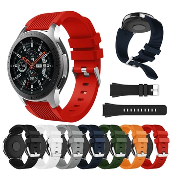 22 мм Силикон каишка за Samsung Galaxy Watch 3 45 mm/huawei watch GT2 46 мм/Gear S3 Каишка за часовник Гривна Каишка за Amazfit GTR 47 мм