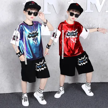 Летен комплект Дрехи за момчета от 4 до 14 години, на Новост 2021 г., Модни и Ежедневни Активна риза + Панталон, Детски Дрехи за момчета и юноши