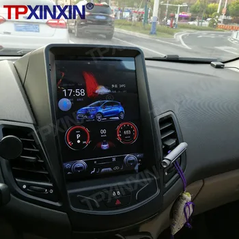 Android 9,0 Tesla Стил Авто Радио Мултимедиен Плеър За Ford Fiesta 2008-2016 GPS Навигация Стерео Записващо устройство Основното Устройство DSP Carplay