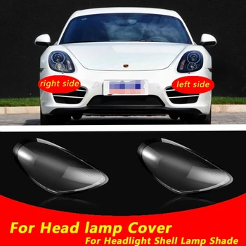 Използването На Porsche Cayman 2013-2015 Cayman, Boxster Прозрачен Капак фарове Лампа на Предния Фар Тяло Лампион Обектива на камерата