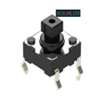 6*6*7.3 мм бутон превключвател с квадратна глава с ключов превключвател микропереключатель