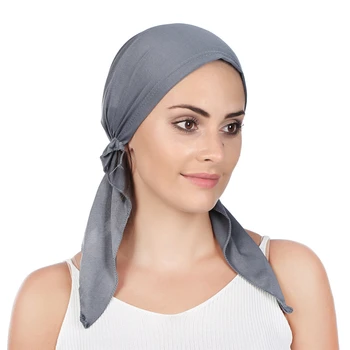 2021 Нови мюсюлмански шапки-hijabs за жените, обикновен арабски забрадка с аромат, модерен хиджаб, шапки-шалове turbante mujer