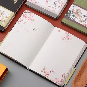 Цветна Вътрешна Страница Бележник В Китайски Стил Творчески Дневник С Твърди Корици На Книги Седмичен Планер Референтен Албум За Изрезки Красив Подарък