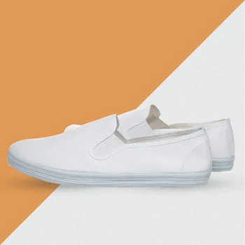 2021 обувки, летни обувки, дишаща впитывающая пот малка бяла тъканта, обувки удобни обувки парусиновая