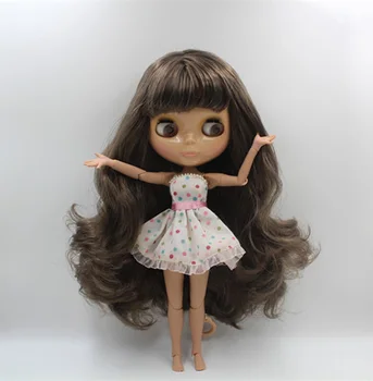 Безплатна доставка BJD joint RBL-414J САМ Гола кукла блайт tait подарък за рожден ден за момиче 4 цвята големи очи кукли с красиви Коса скъпа играчка