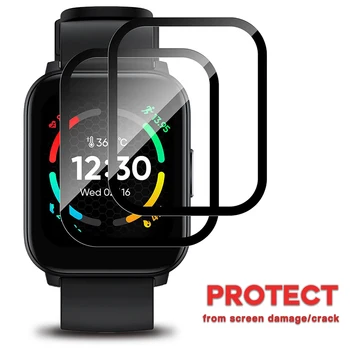 2 бр. Защитно Фолио Калъф За Realme Techlife S100 Smartwatch на цял екран Защитен Калъф 3D Извит Край Мека Филм Не Стъкло