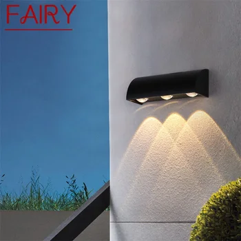 СТРАХОТНА LED Улично, с монтиран на стената Лампа, Алуминий Модерен Стенен Лампа За Двор Водоустойчив Творчески Декоративен За Верандата Преминаването на Коридор