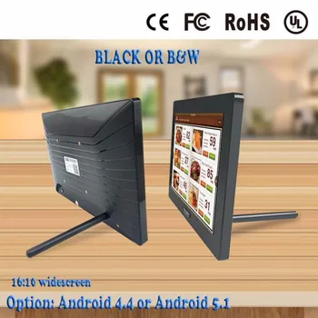 сензорен капацитивен екран на tablet PC android 10,1 инча монтиране на стена ABS всички в един и същи компютър без батерии