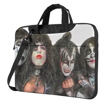 Kiss Band Чанта За Лаптоп Защитен Калъф Реколта Чанта За Компютър Велосипедна Чанта През Рамо Чанта За Лаптоп