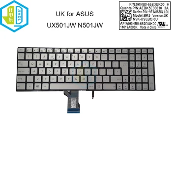 Лаптоп Немски Великобритания GB Клавиатура с Подсветка За ASUS ZenBook N501 UX501 N501JW UX501JW Компютърна Клавиатура с подсветка 0KNB0-662DUK00
