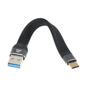 Xiwai ChenYang CY USB 3.0 Тип A Включете USB-C USB 3.1 Тип C Включете Домакин на 10 Gbit/с Плосък Тънък Гъвкав-Гъвкав кабел за предаване на данни за Лаптоп и Телефон