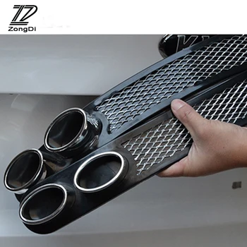 ZD 2X Колата 3D Cool Auto въглерод Отработените Газове Етикети За BMW e39 e46 e36 Audi a4 b6 a3 a6 c5 Renault duster Lada granta интимни аксесоари