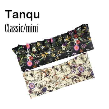 Tanqu Класически Мини-Волан с Цветна Тапицерия от Изкуствена Кожа с оборкой за Аксесоар Obag O Bag