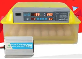 Инкубатор за яйца Автоматичен домакински производител на яйца 48 инкубатори