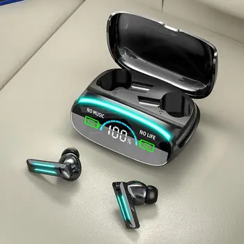 Безжични Слушалки Слушалките С Шумопотискане Blue-зъб 5.2 Съраунд Звук Универсални Слушалки С Дълъг Батерия Air шушулките За Спорт