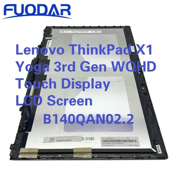 Lenovo ThinkPad X1 Yoga 3rd Gen 01YT248 01AY924 02HL922 B140QAN02.2 За нов Оригиналния докосване на LCD дисплея