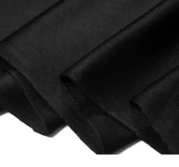 Mk19 есента нов продукт тънка еднопосочна Замшевая Черен Кашмир Тъкан класическа мериносовая мека кърпа, за да костюмного палто