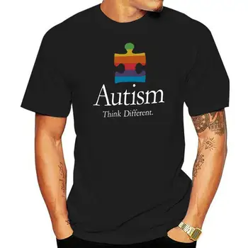 Парче От Пъзела Е За Информираност За Аутизма Мисли Подругому Бегай Ходи Класическа Тениска Тениска Тениска Harajuku