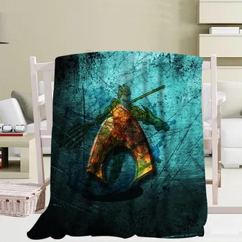 Одеяла Аквамена покриват завивки плат козината корал преместване на диван комплекти мека обичай вълнен юрган за одеяла диван комплекти/легла/преносими кола